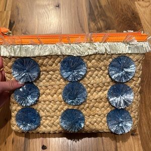 Milly woven clutch